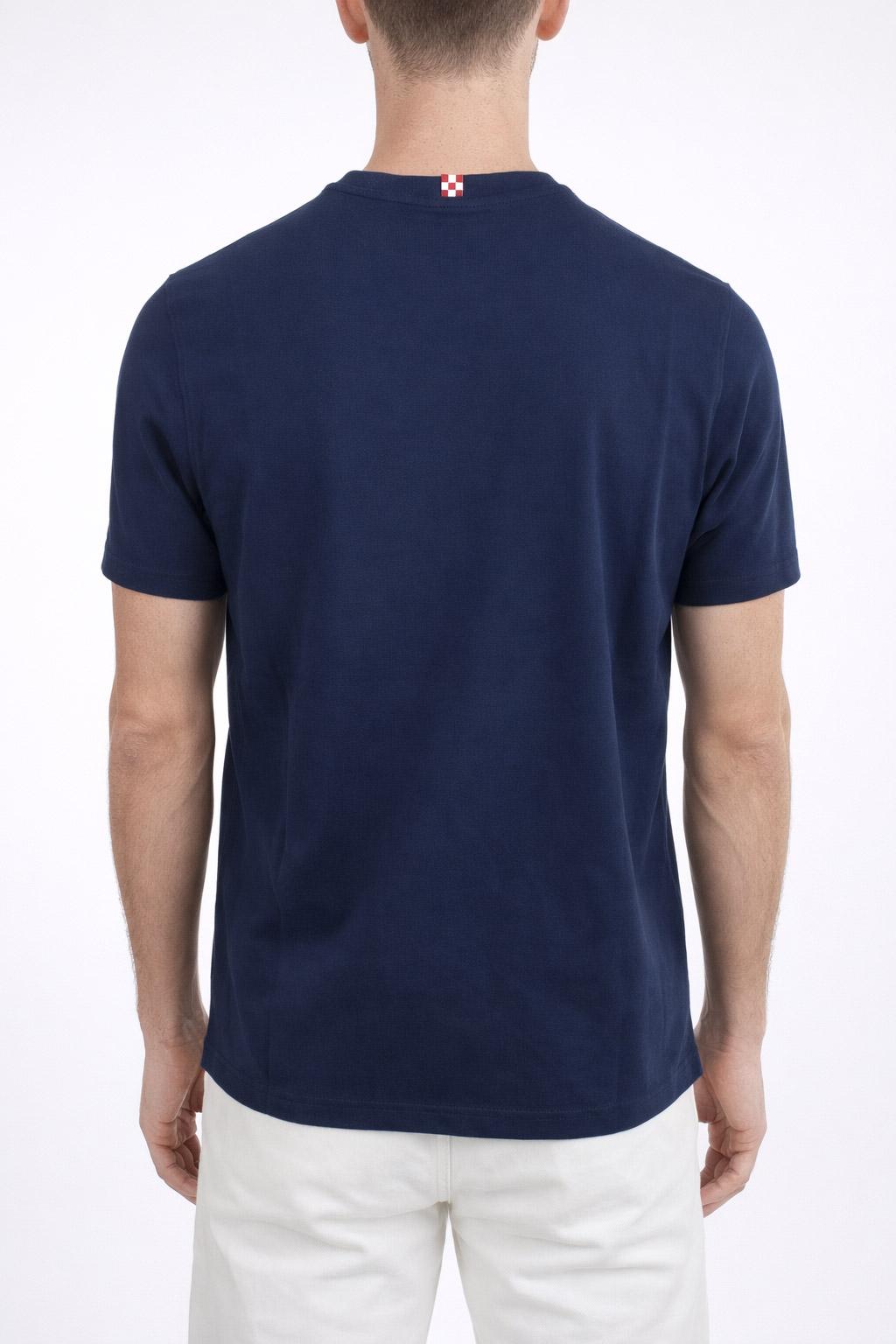 T-Shirt Uomo Piquet Cotone Stretch Taschino
