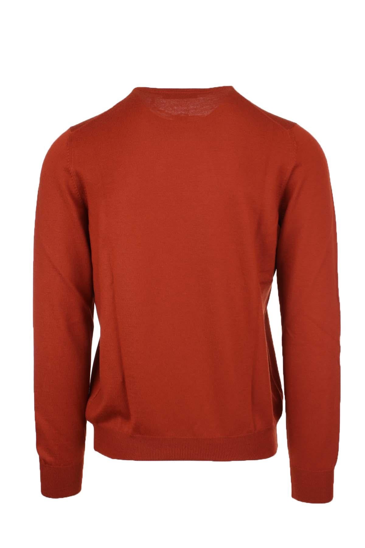 Maglia girocollo in lana merinos