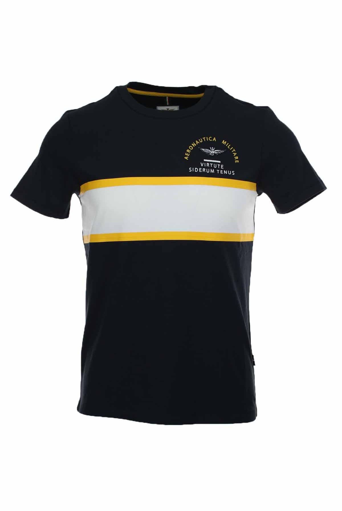 T-shirt mezza manica banda centrale
