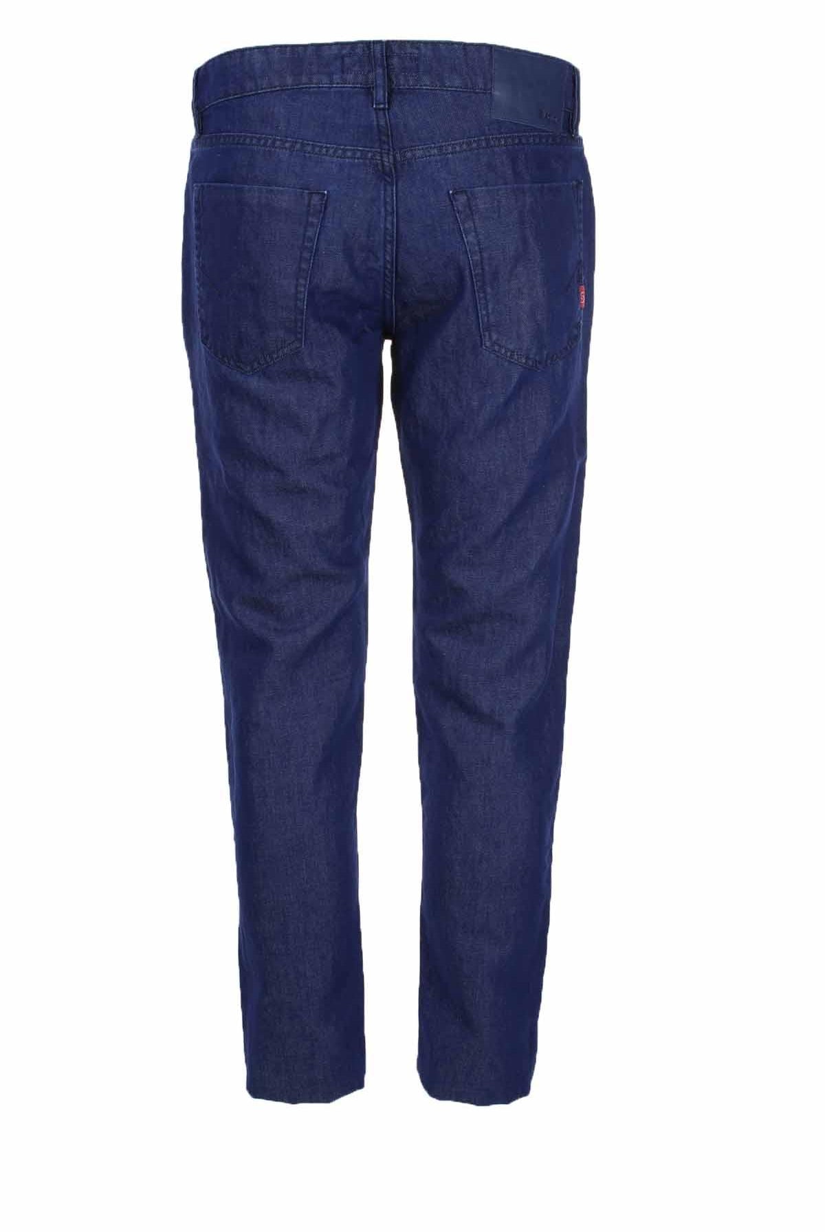 Pantalone tasche america cotone e lino