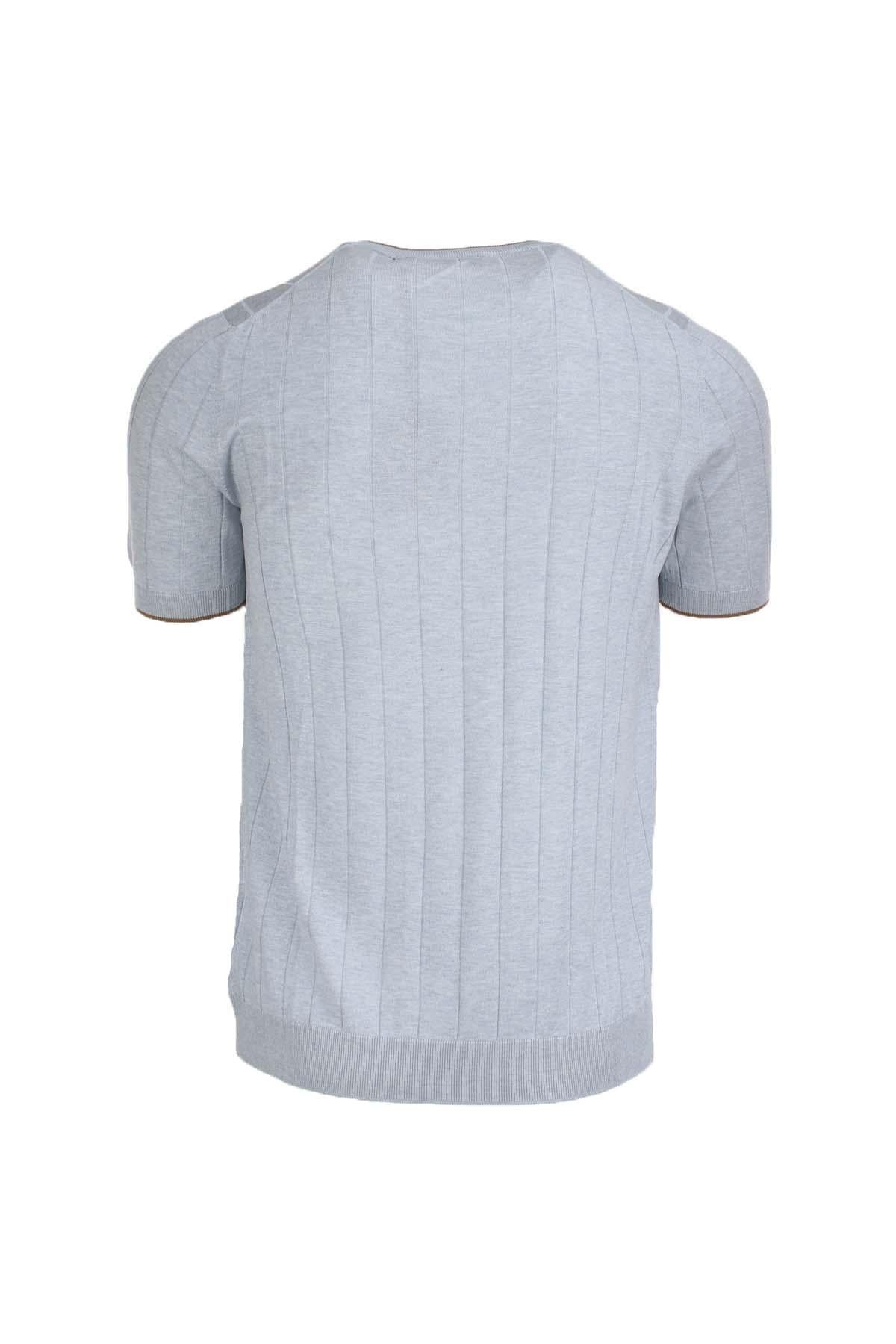 Maglia girocollo in seta