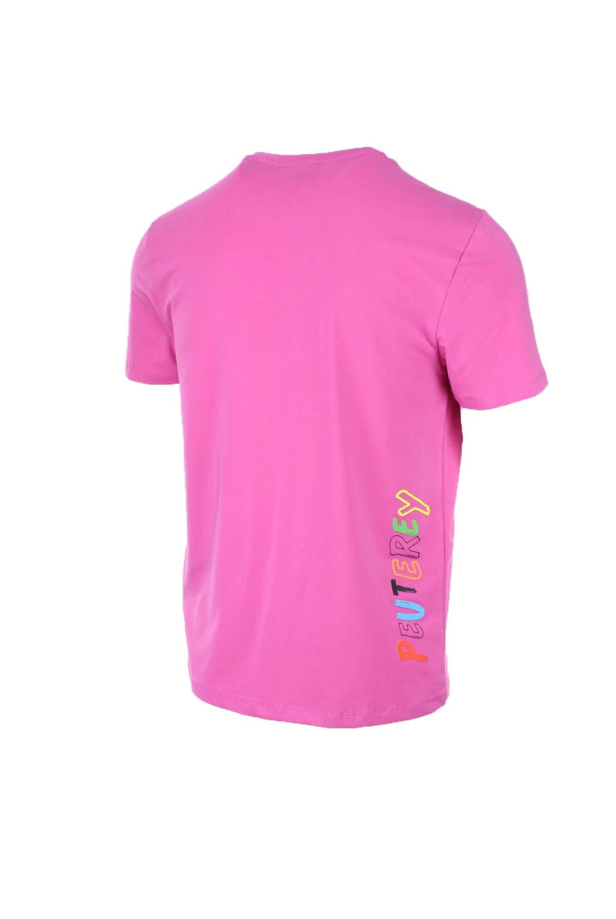 T-shirt con logo in rilievo sul fianco