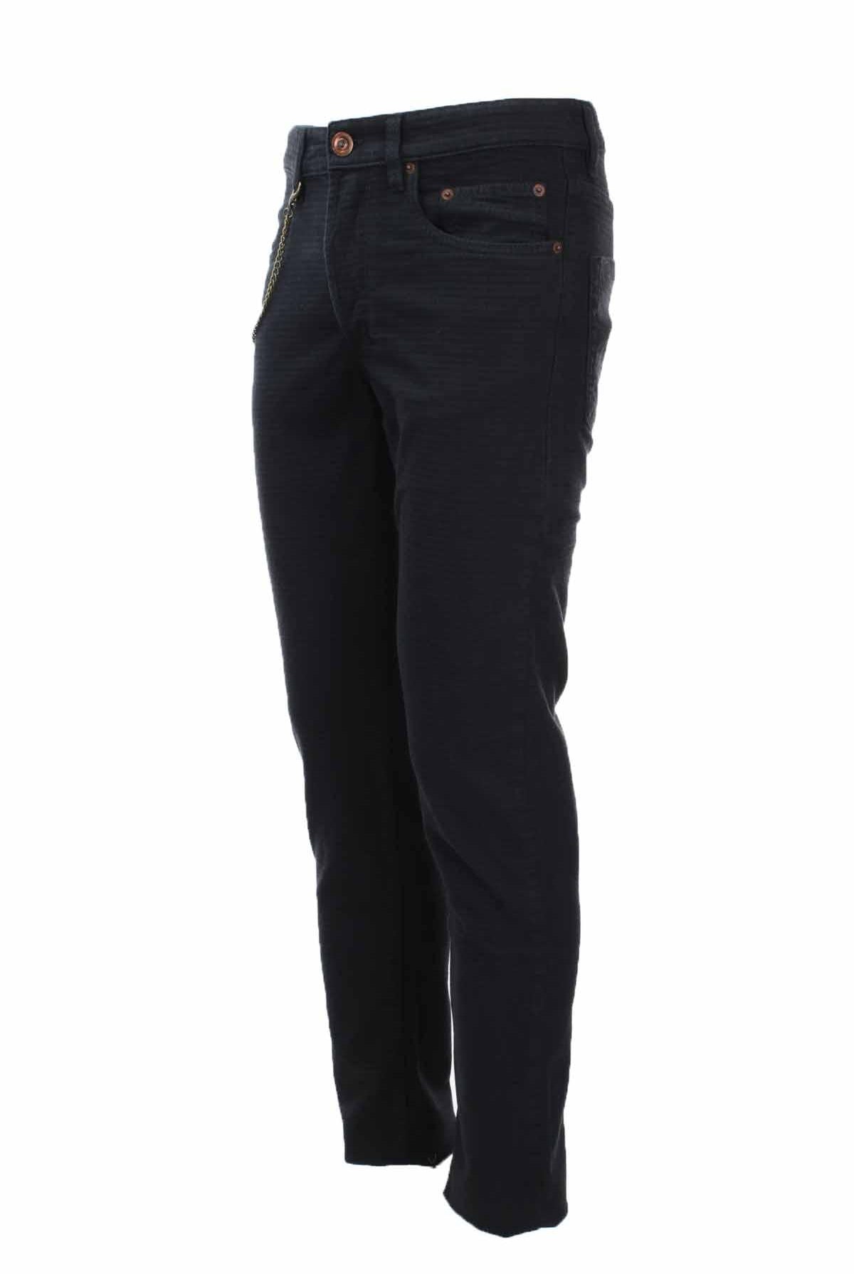 Pantalone 5 tasche in cotone armaturato