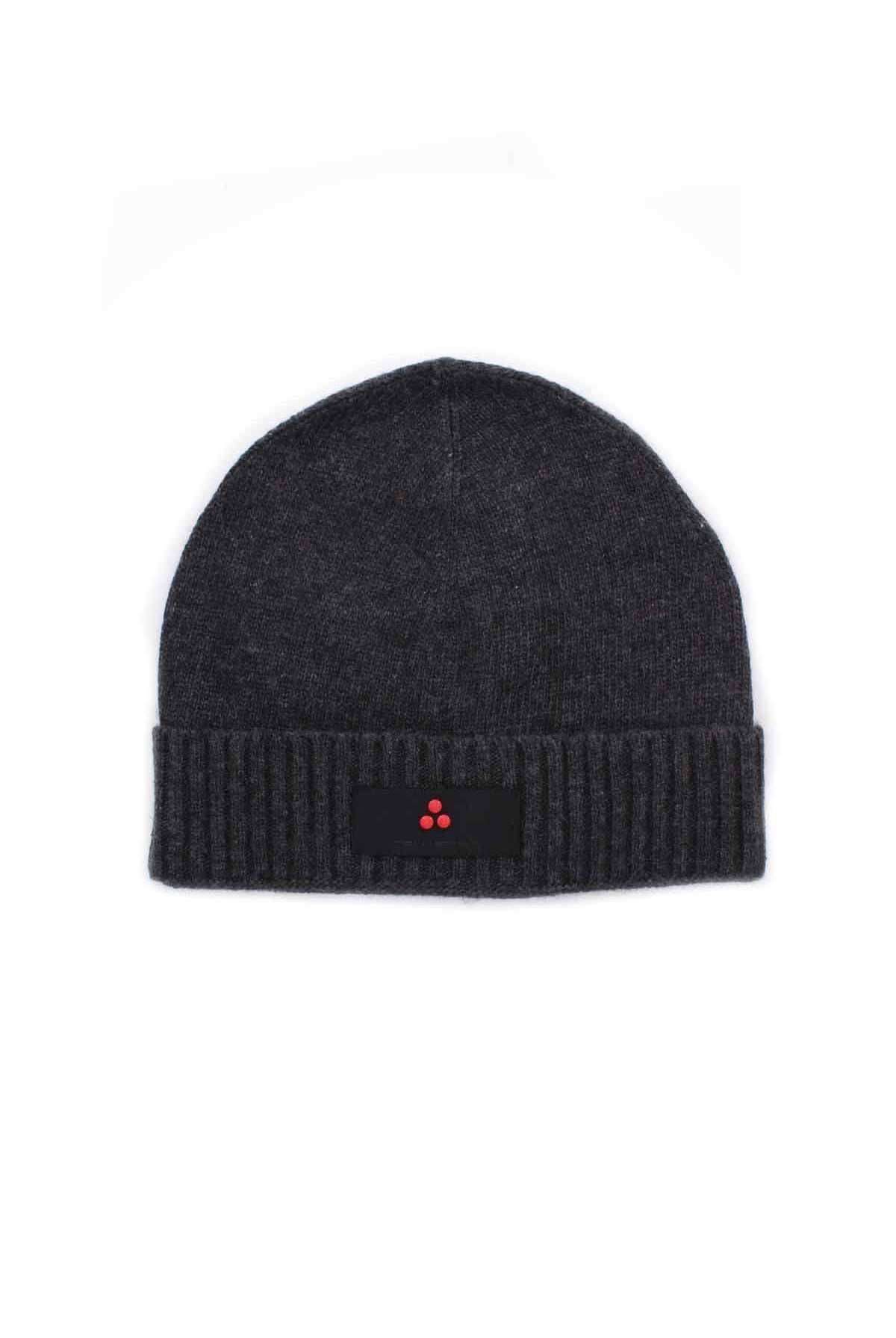 Cappellino in lana con risvolto