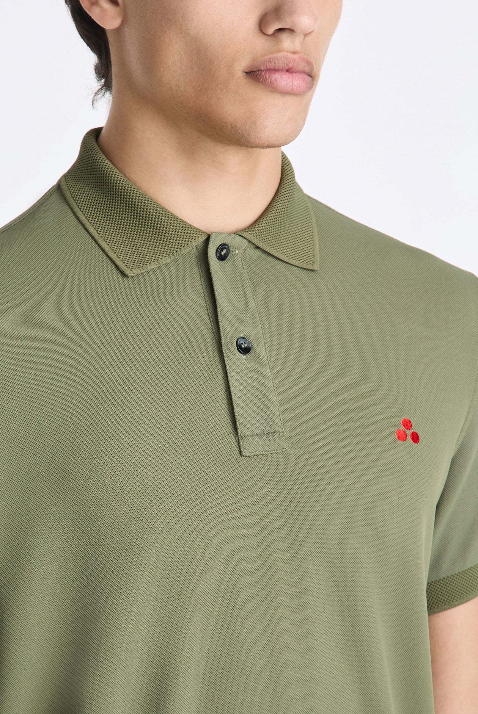 Polo Uomo Piquet Tecnico Stretch Plantago