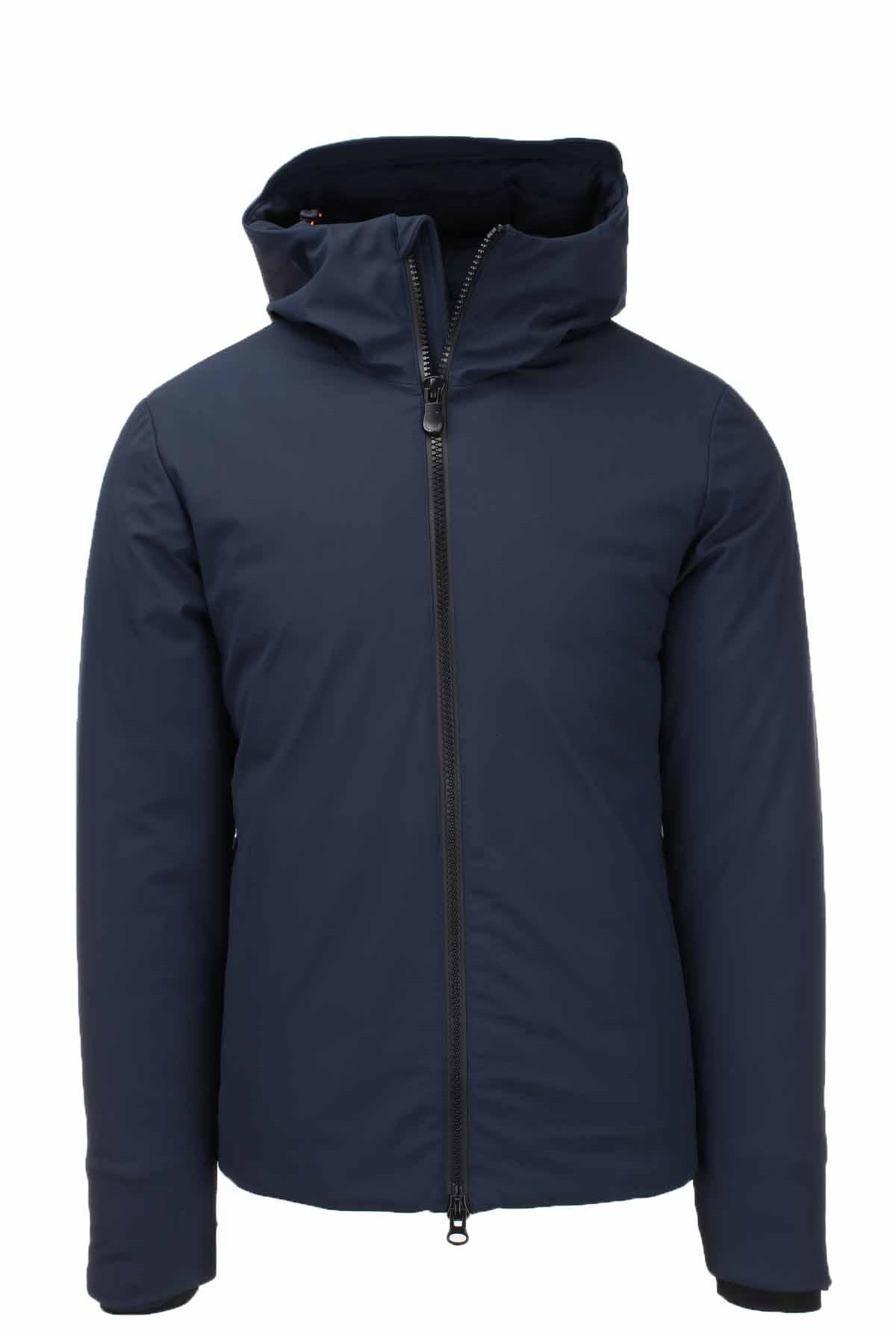Giubbotto in tessuto stretch con cappuccio Ignacio