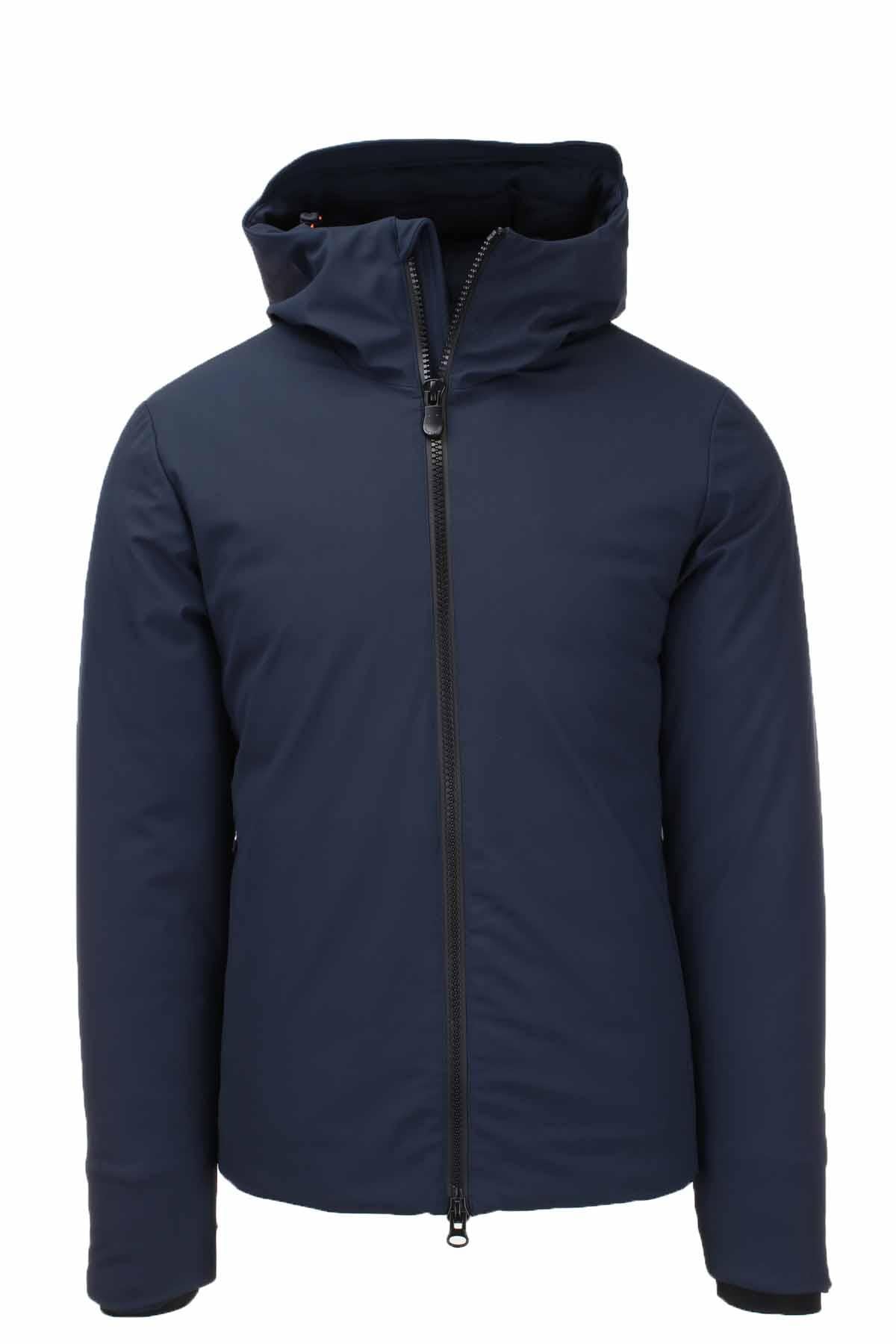 Giubbotto in tessuto stretch con cappuccio Ignacio