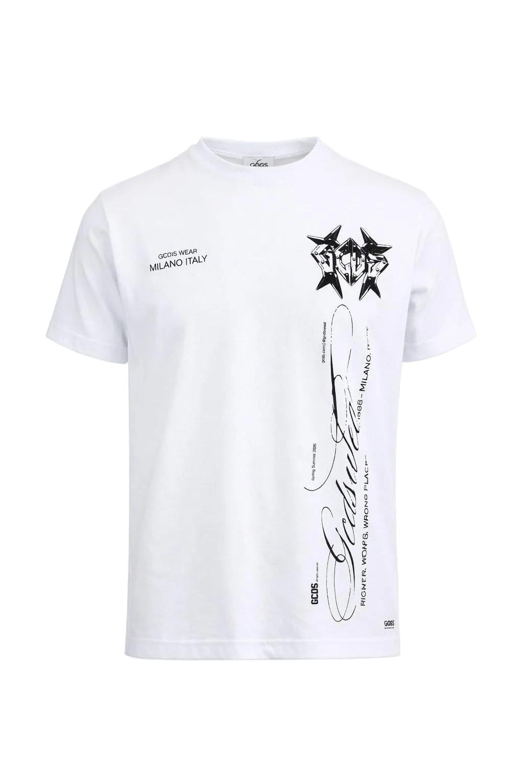 T-Shirt Uomo History Stampa Fronte Retro