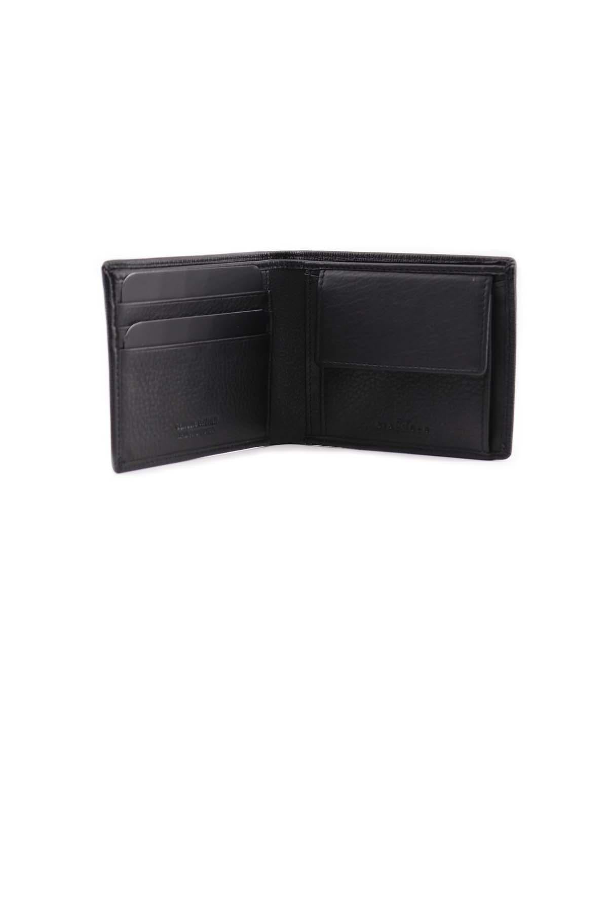 Portafoglio in pelle saffiano con portamonete