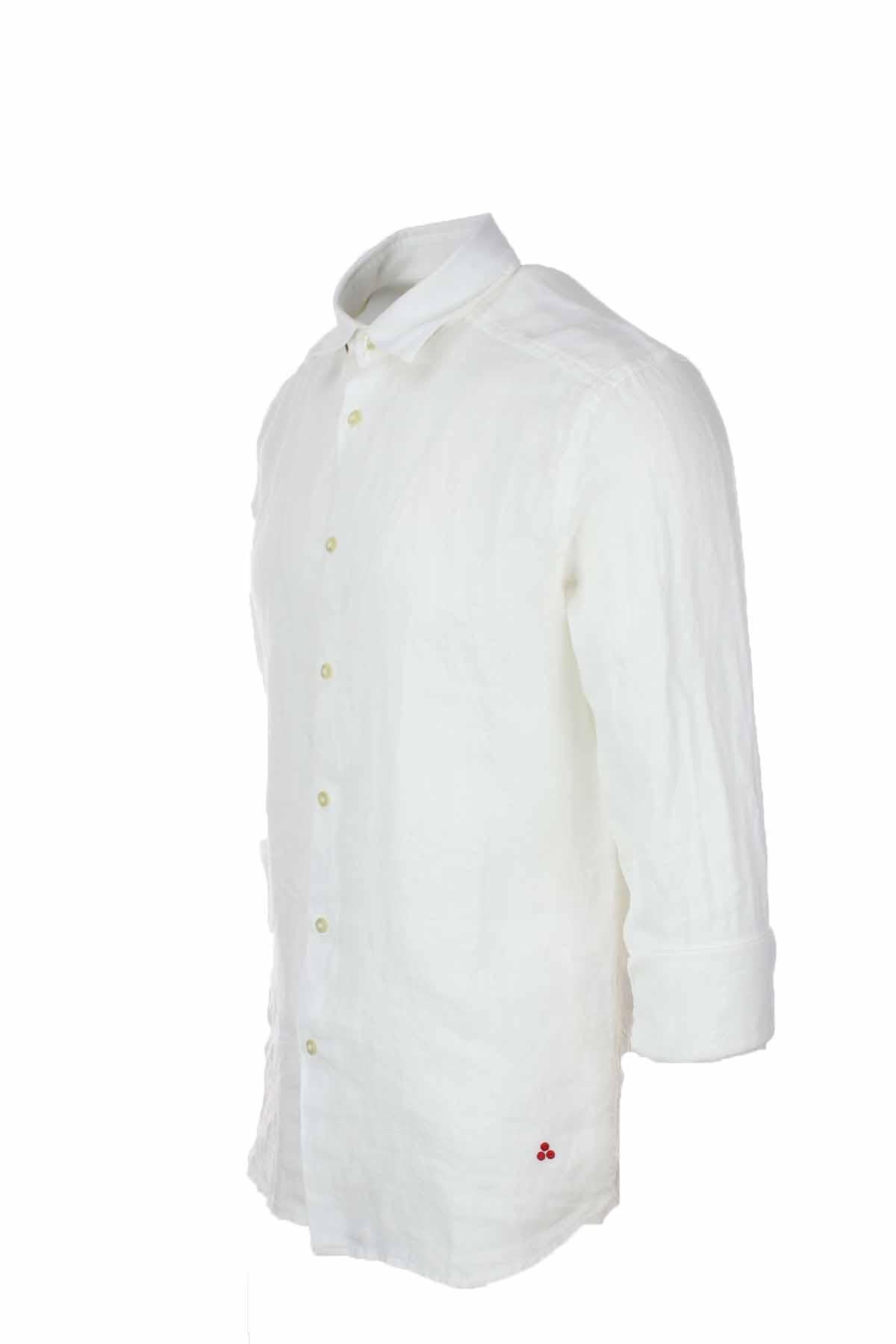 Camicia in lino manica lunga