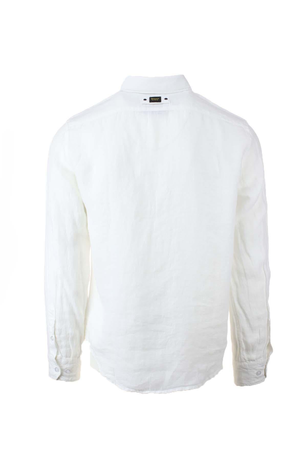 Camicia in lino manica lunga