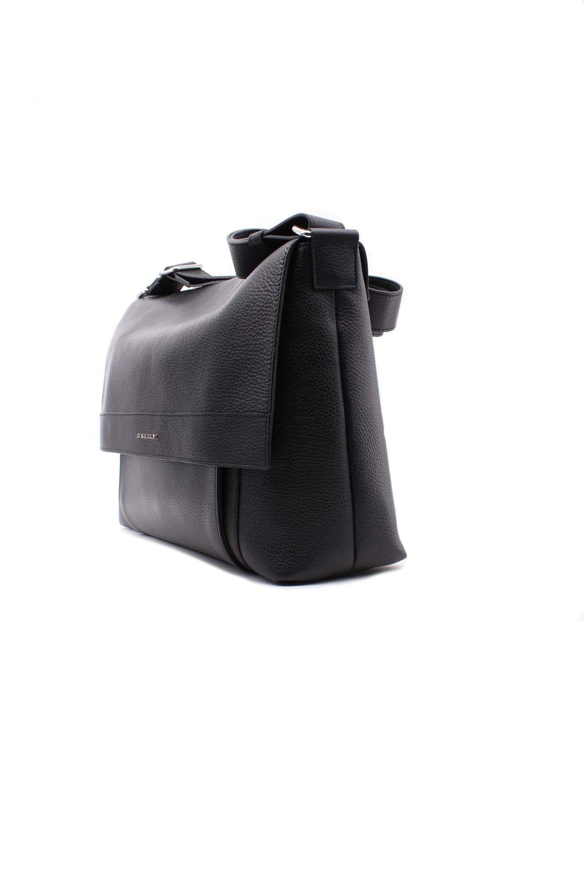 Borsa messenger uomo in pelle Micron