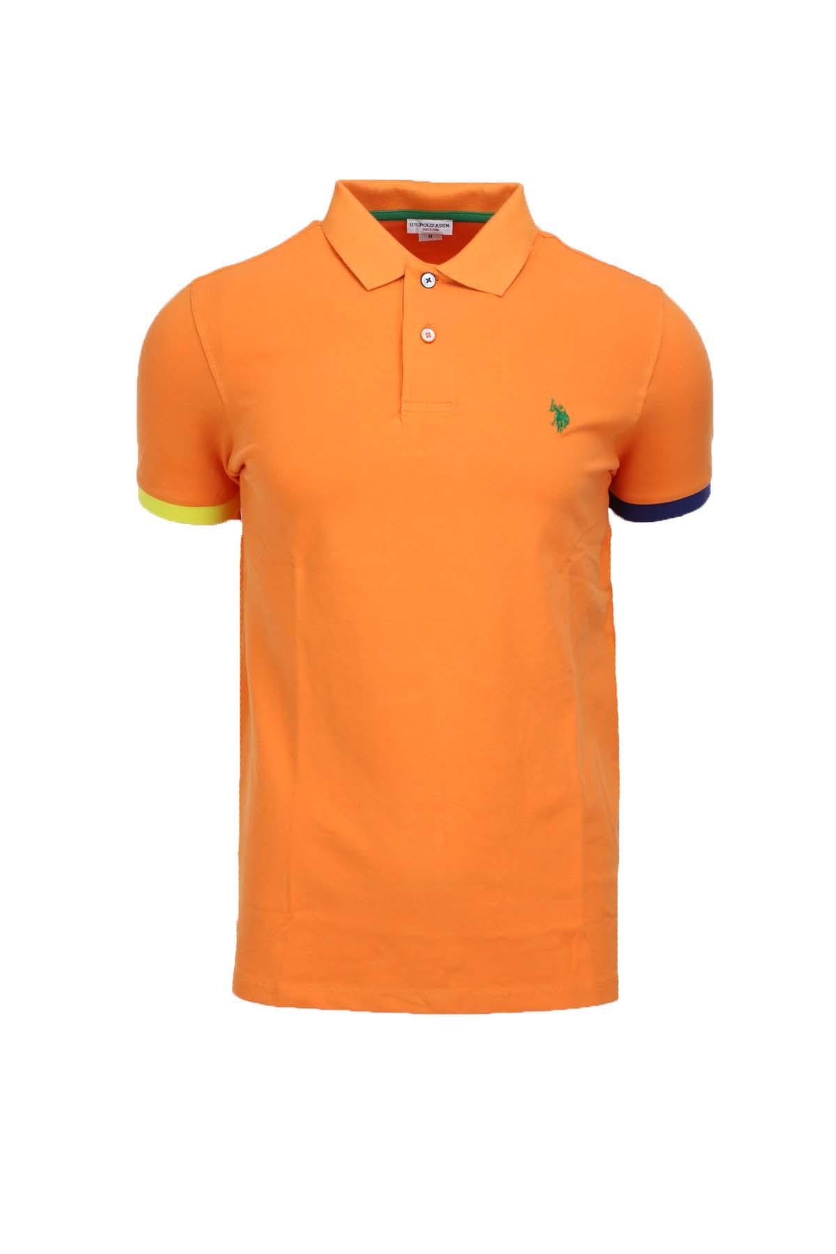 Polo mezza manica con profili in colorati