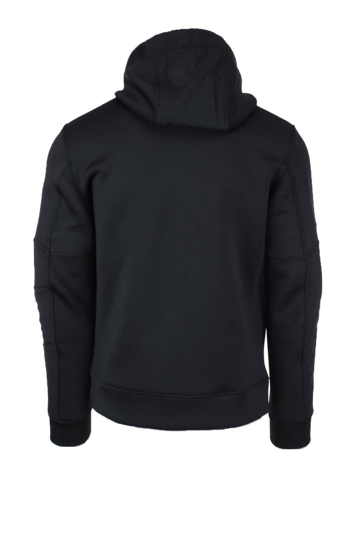 Felpa zip in neoprene con cappuccio