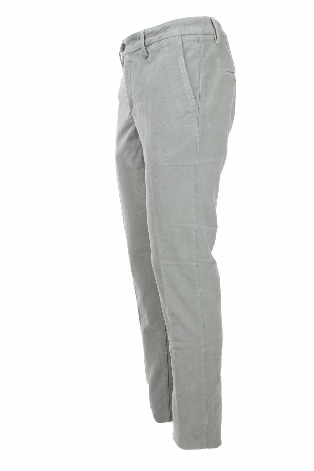 Pantalone chino velluto diagonale stretch