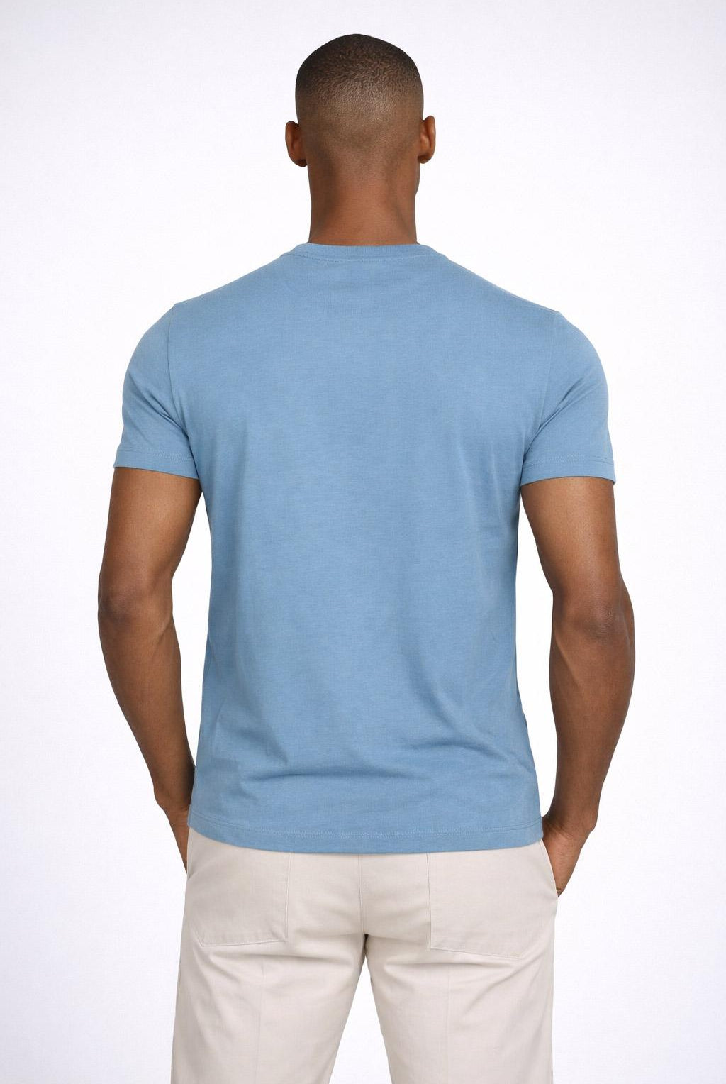T-Shirt Uomo Cotone con logo ricamato