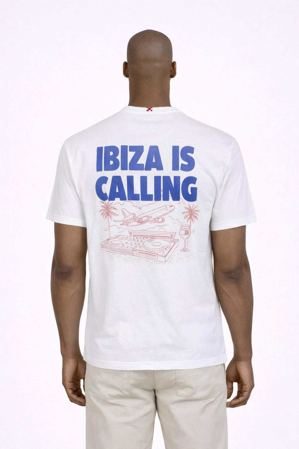 Tshirt Uomo in Cotone Ibiza is Calling