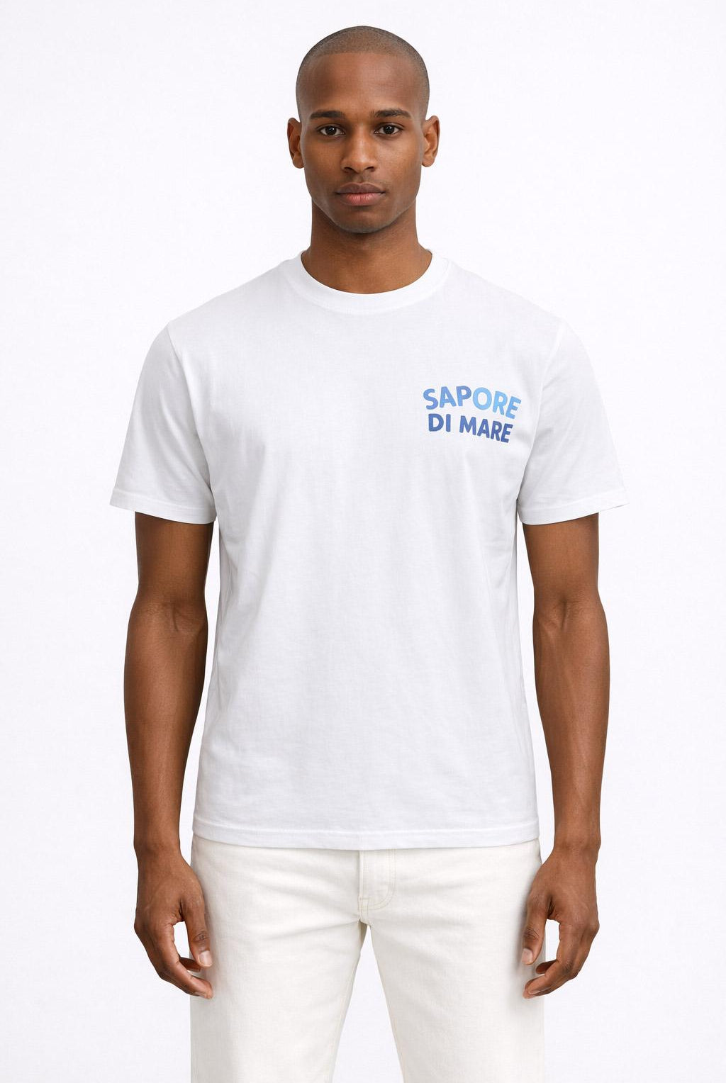 Tshirt Uomo in Cotone con Stampa Sapore di Mare