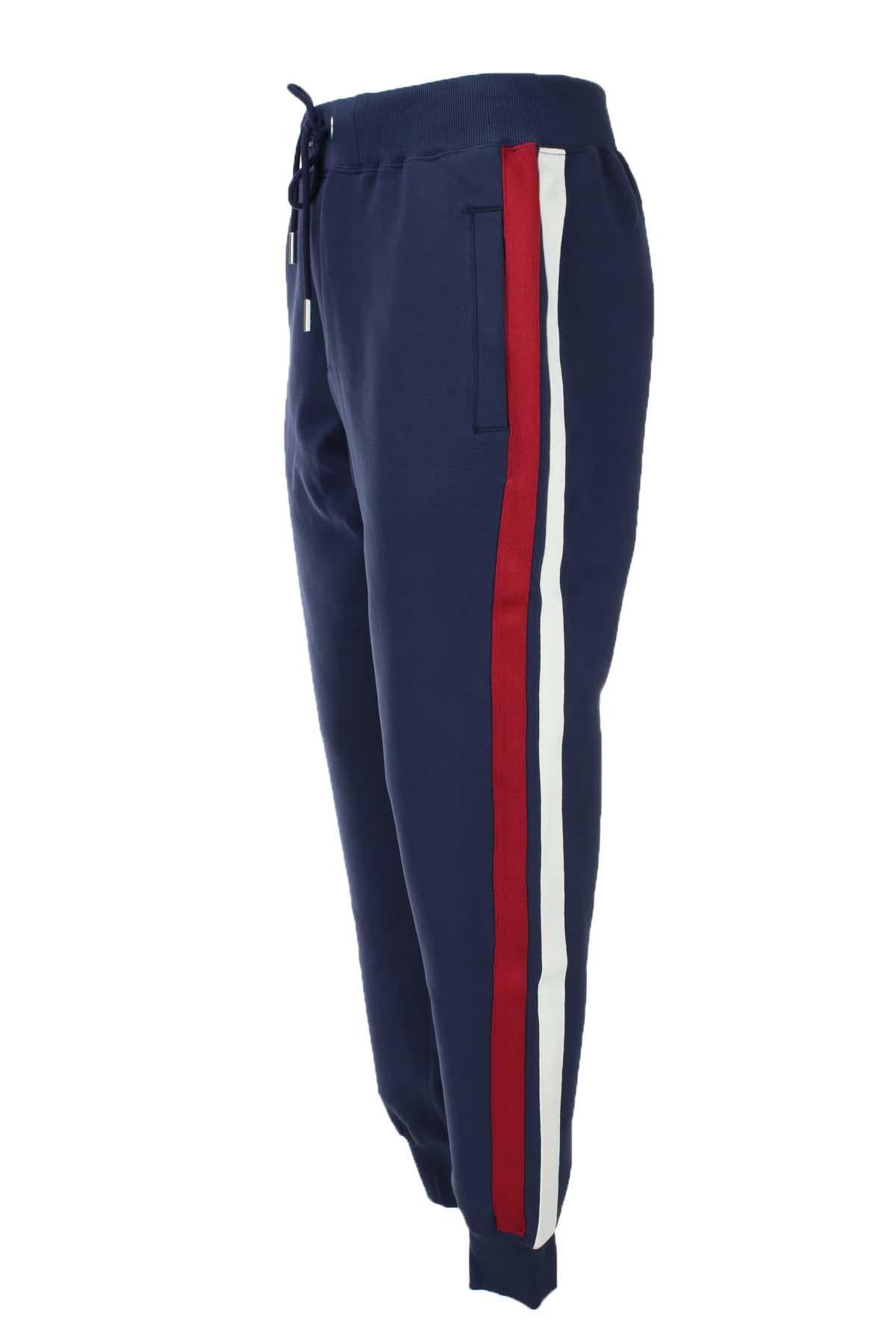 Pantalone tuta in felpa Sun68 con bande laterali