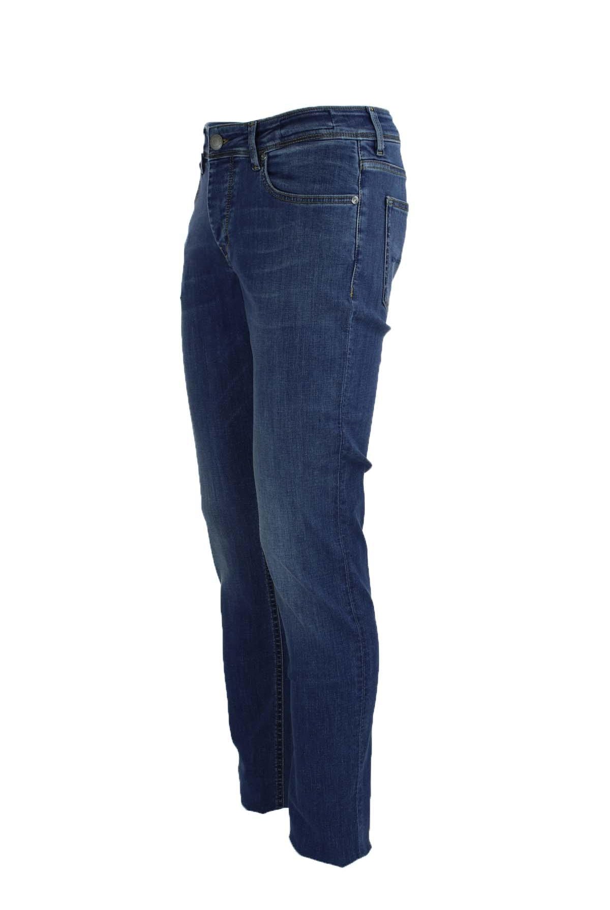Jeans denim 5 tasche cimosato