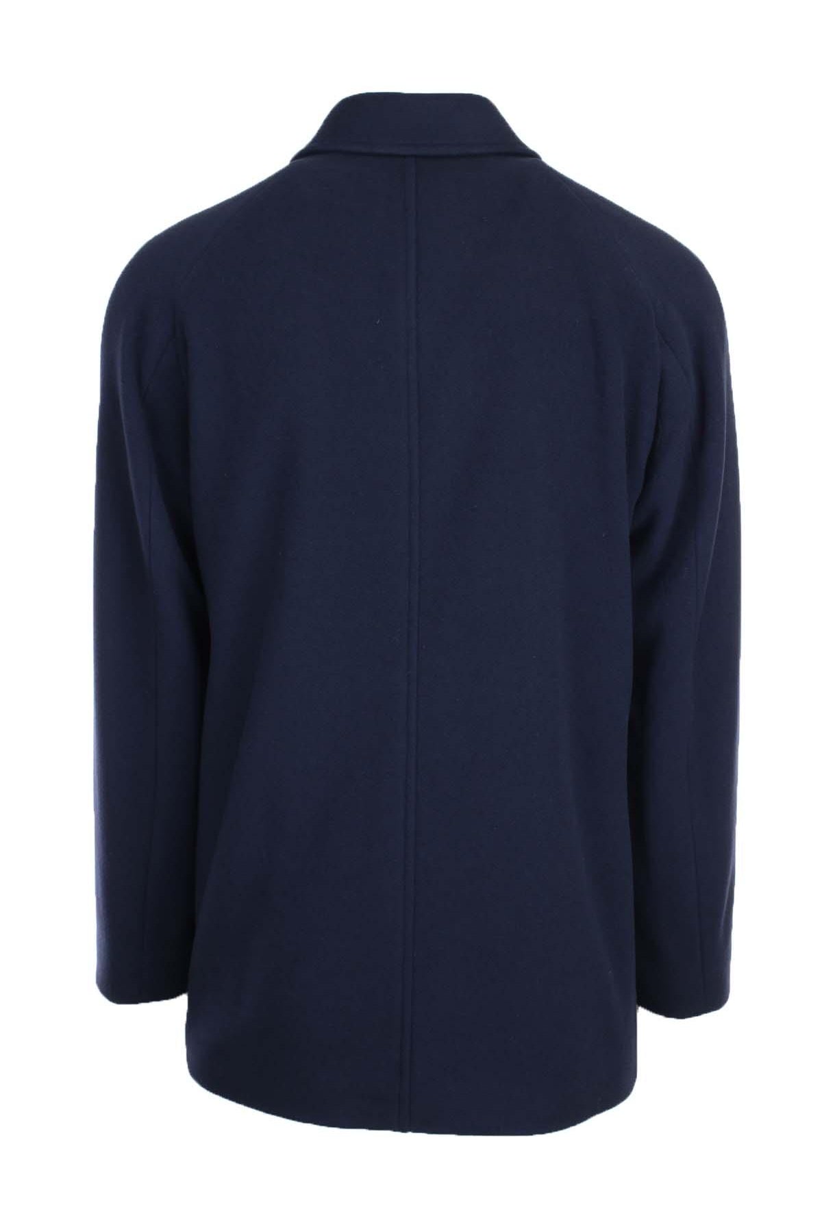 Cappotto in lana con zip