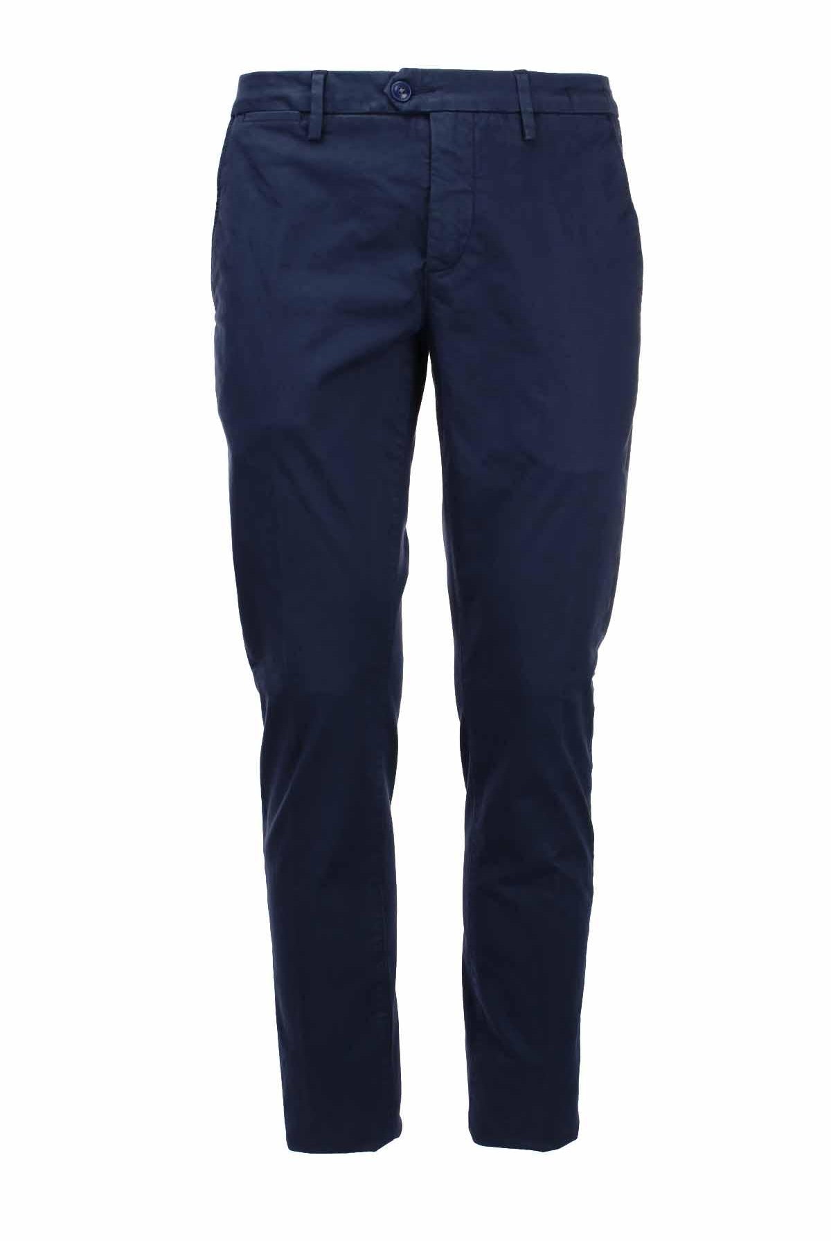 Pantalone chino in raso di cotone stretch
