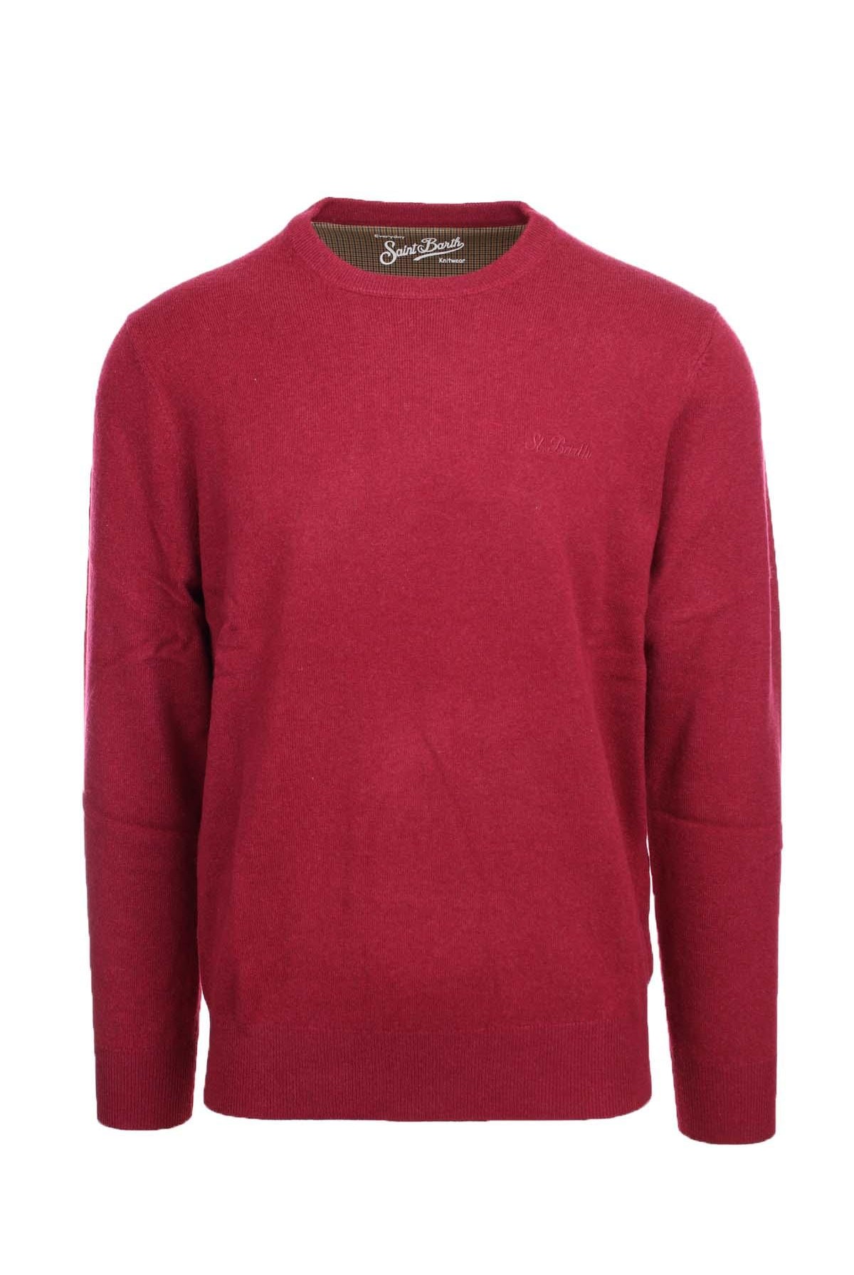 Maglia in lana con logo ricamato.