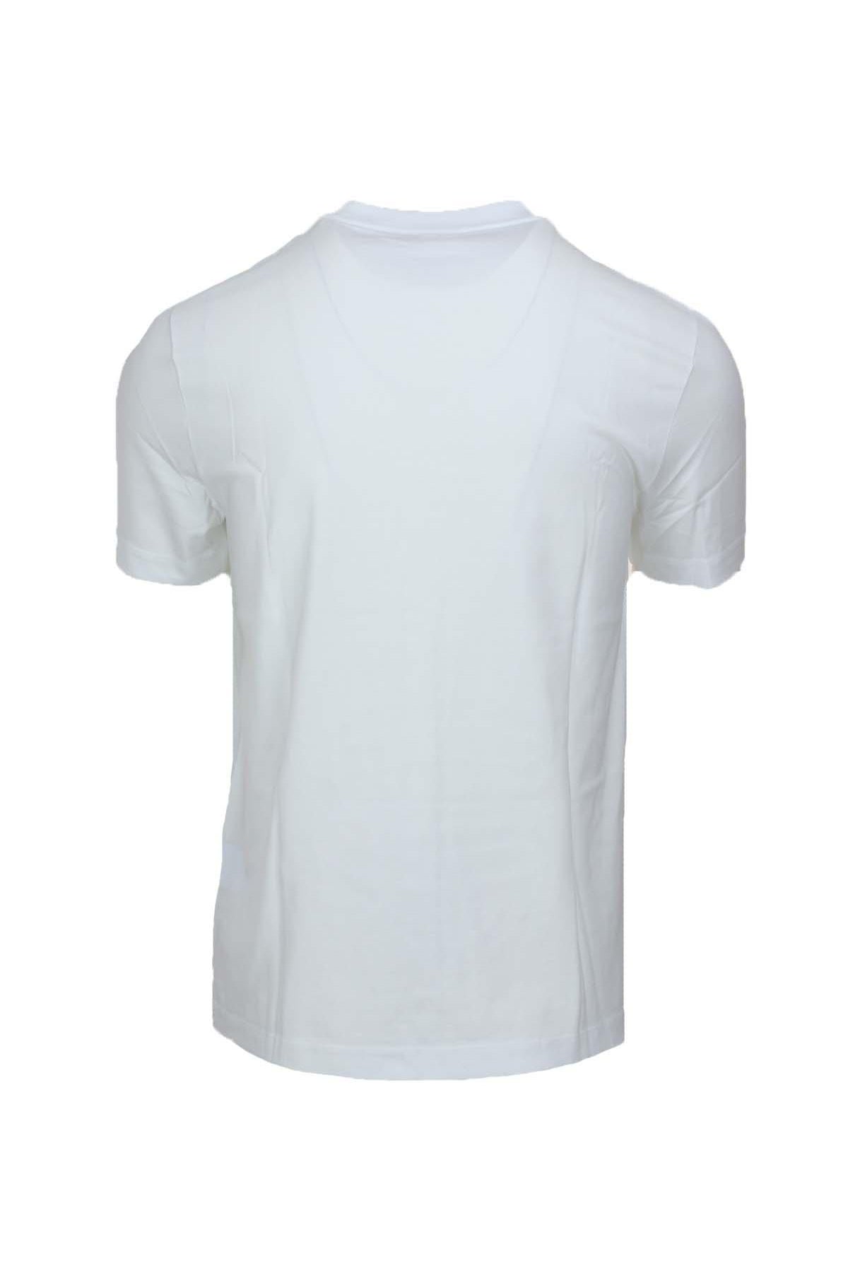 Tshirt mezza manica con maxi logo in tinta