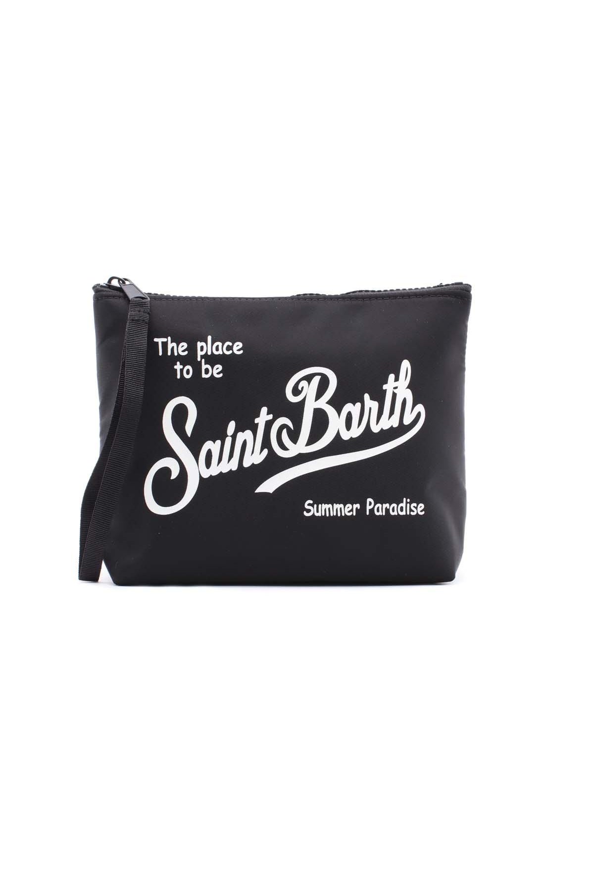 Pochette Aline in Nylon Logo Lettering