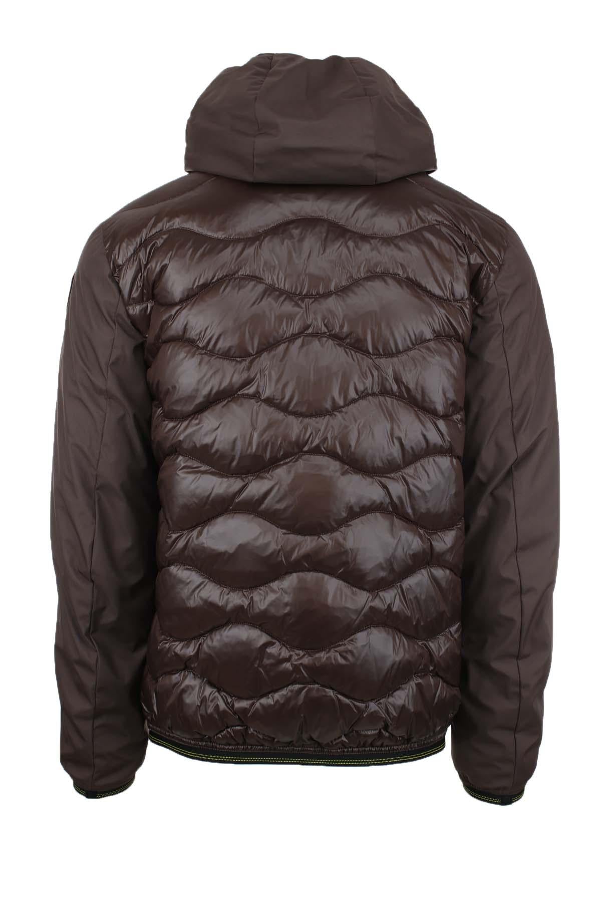 Piumino in nylon e neoprene con tasca ALBERT