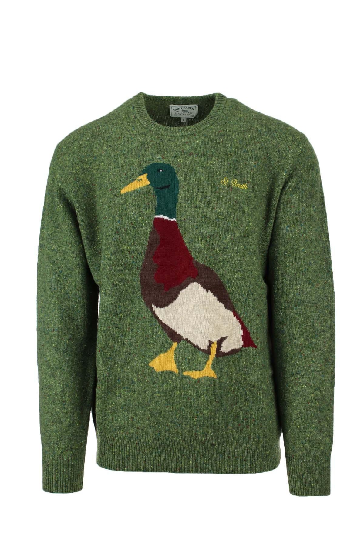 Maglia pullover girocollo in lana Saint Barth Country Club
