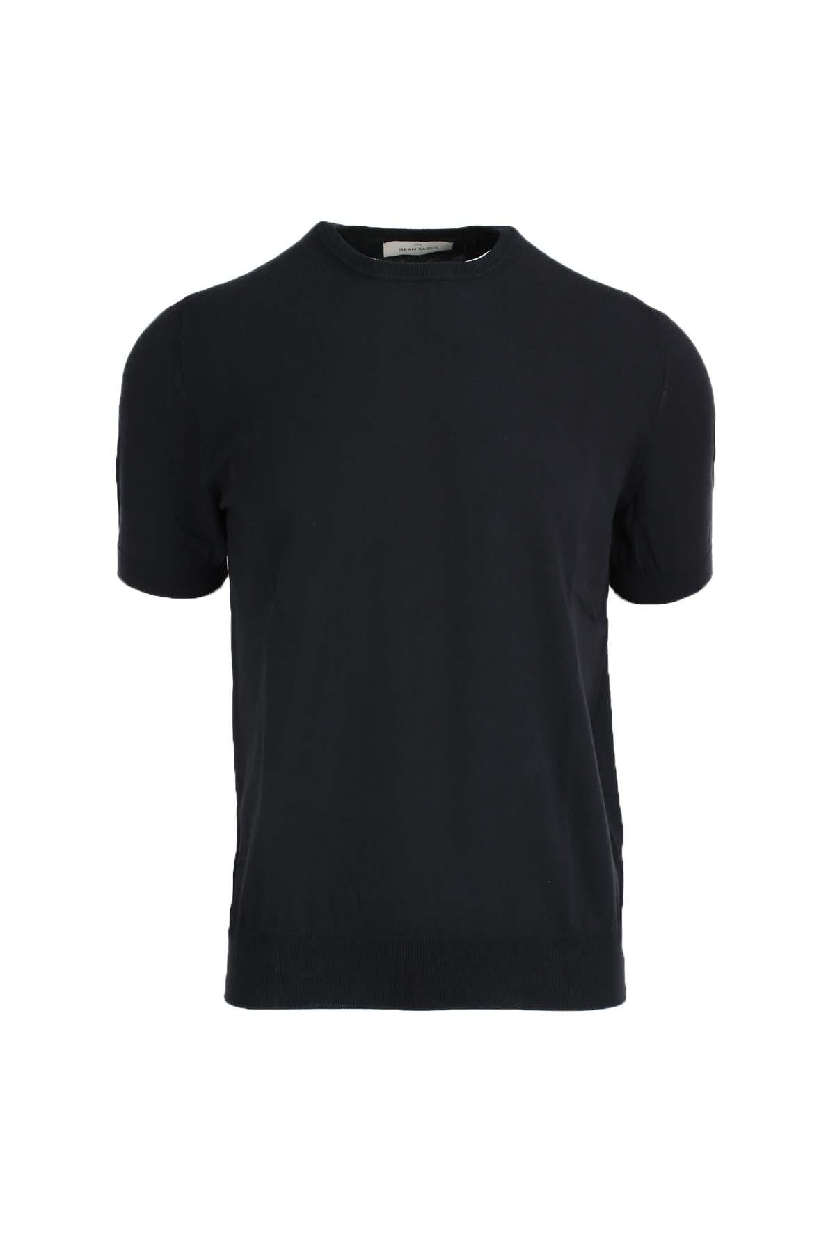 Maglia girocollo in filo di cotone