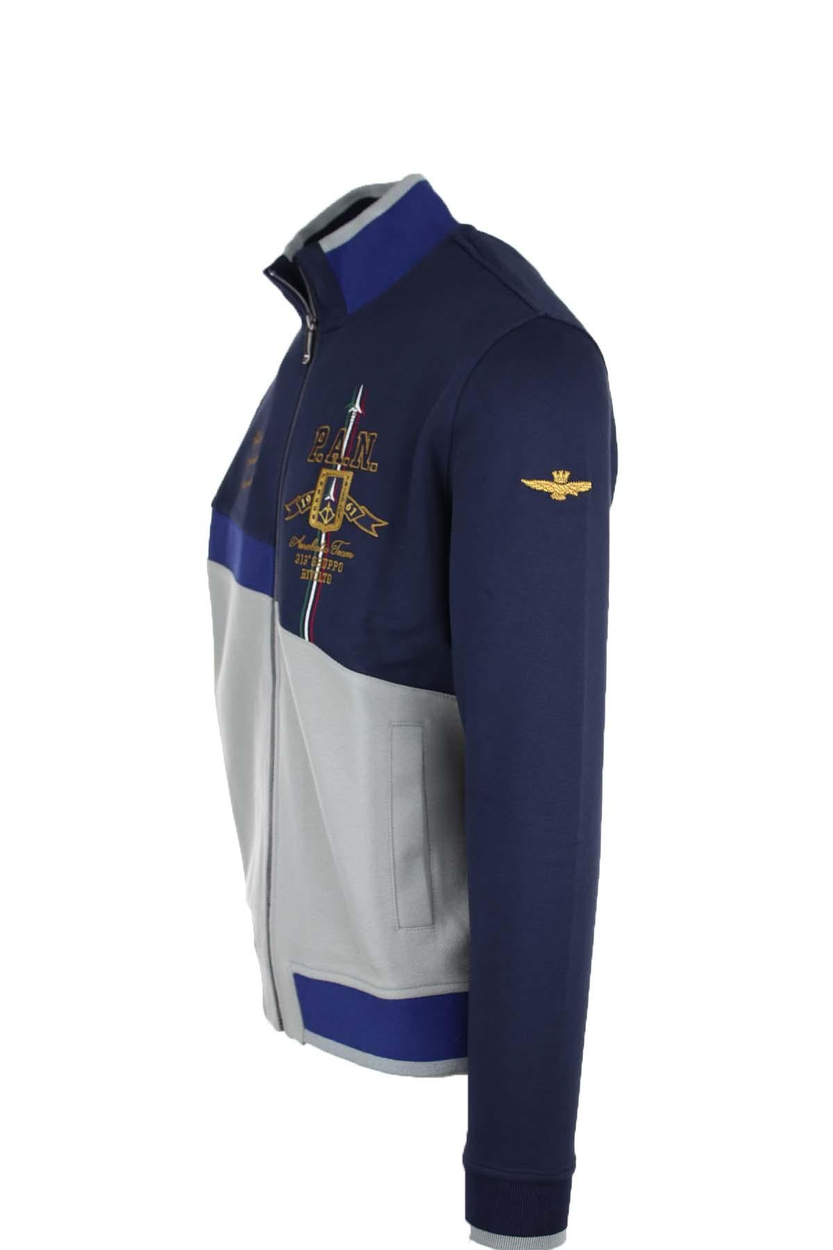 Felpa multicolor zip Pattuglia Acrobatica Mazionale