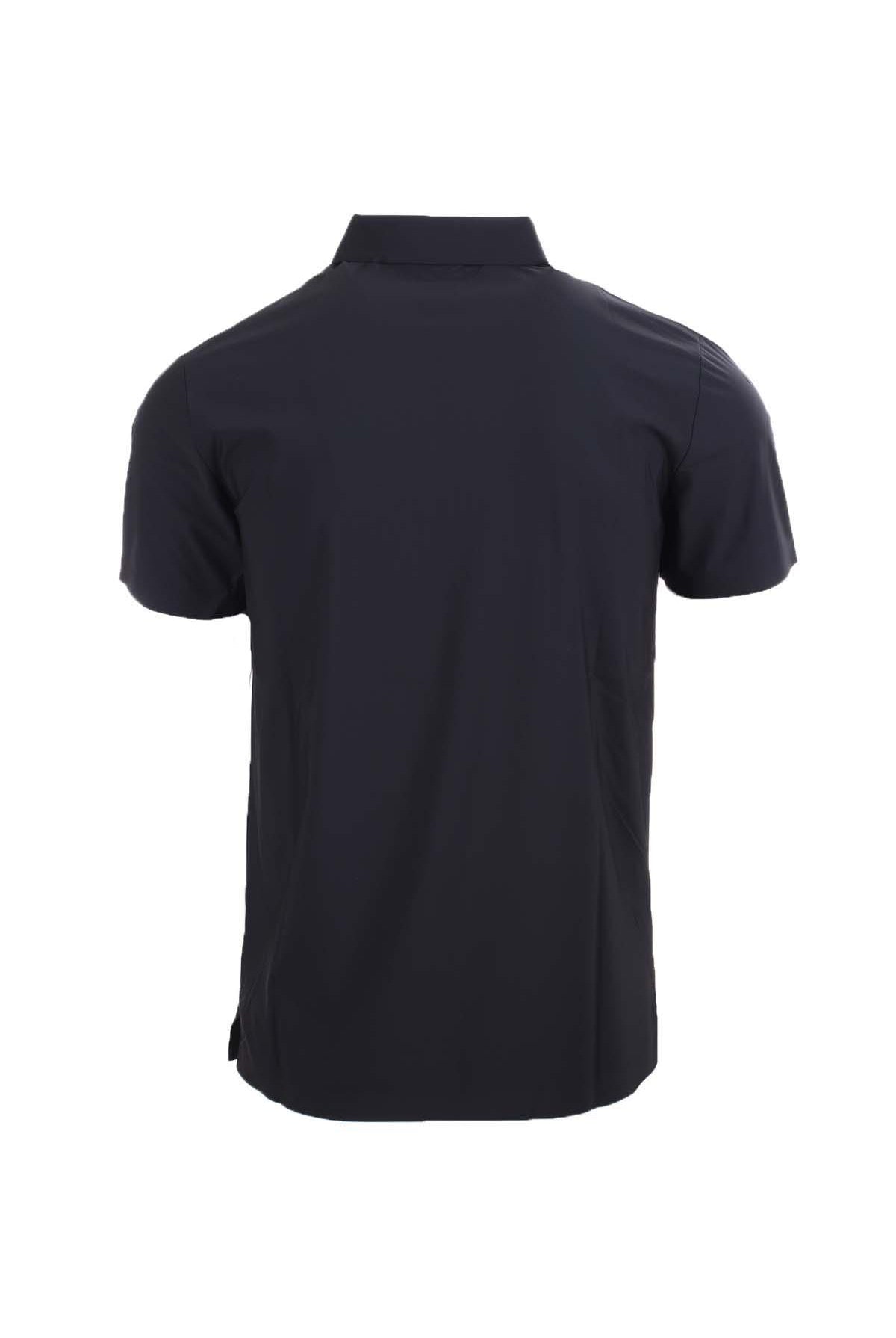 Polo con bottoni in tessuto tecnico Softech