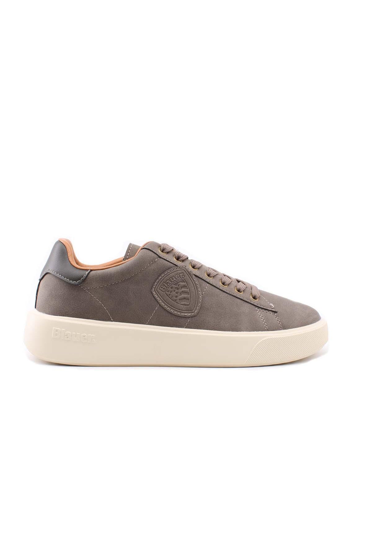 Scarpe Sneaker in pelle con scudetto Buck01