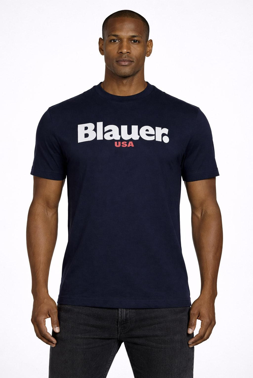 Tshirt Uomo in Cotone con Stampa Logo ERNST