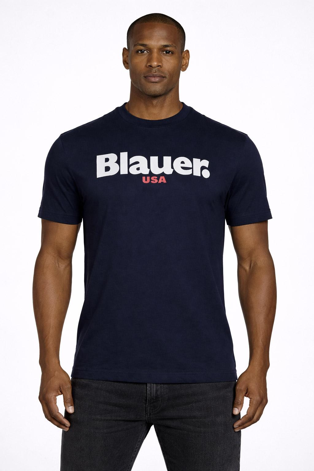 Tshirt Uomo in Cotone con Stampa Logo ERNST