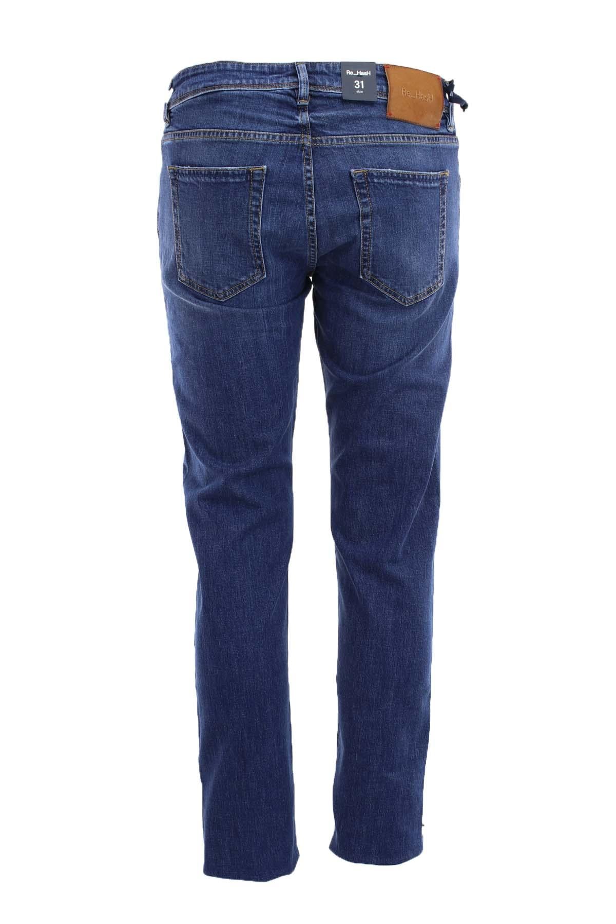 Jeans denim 5 tasche cimosato