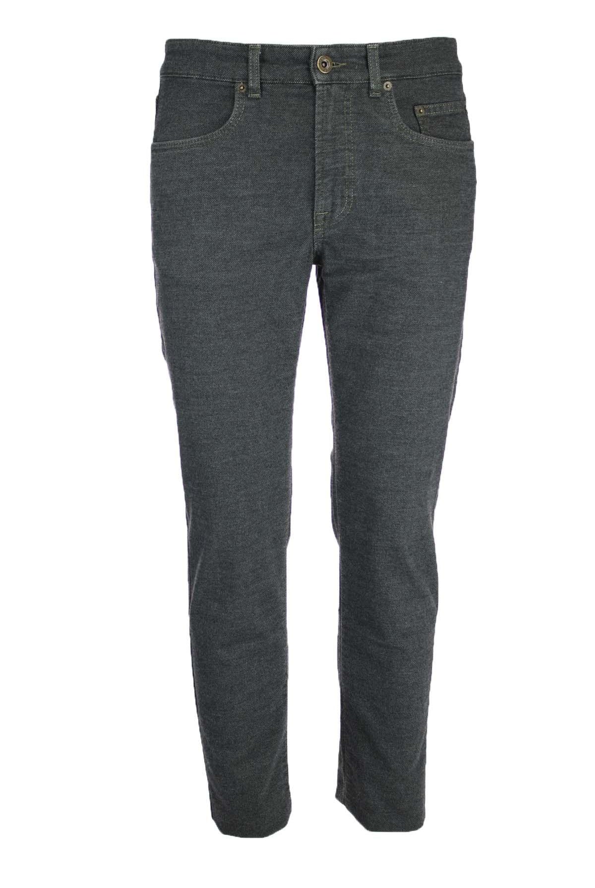 Pantalone 5 tasche micropuntinato stretch