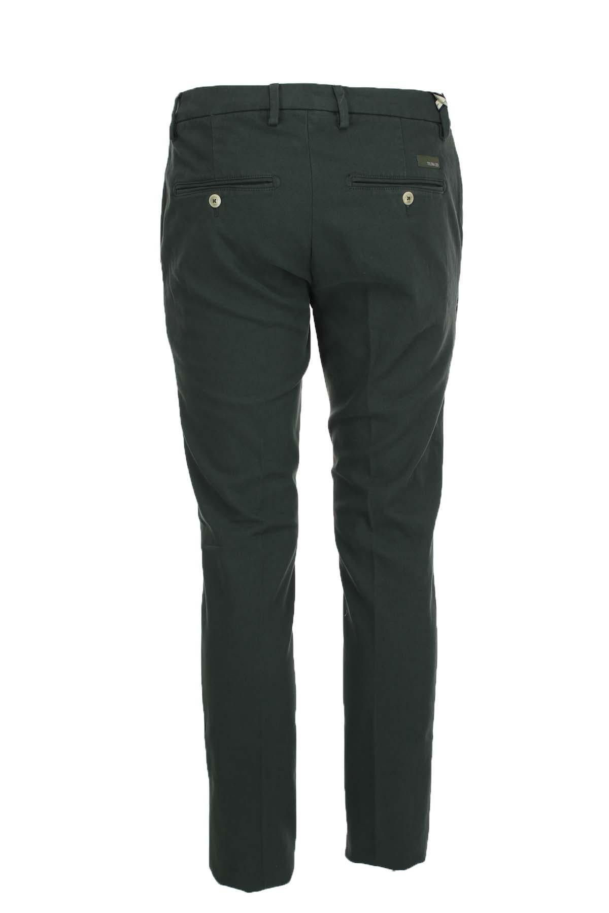 Pantalone chino in cotone armaturato stretch