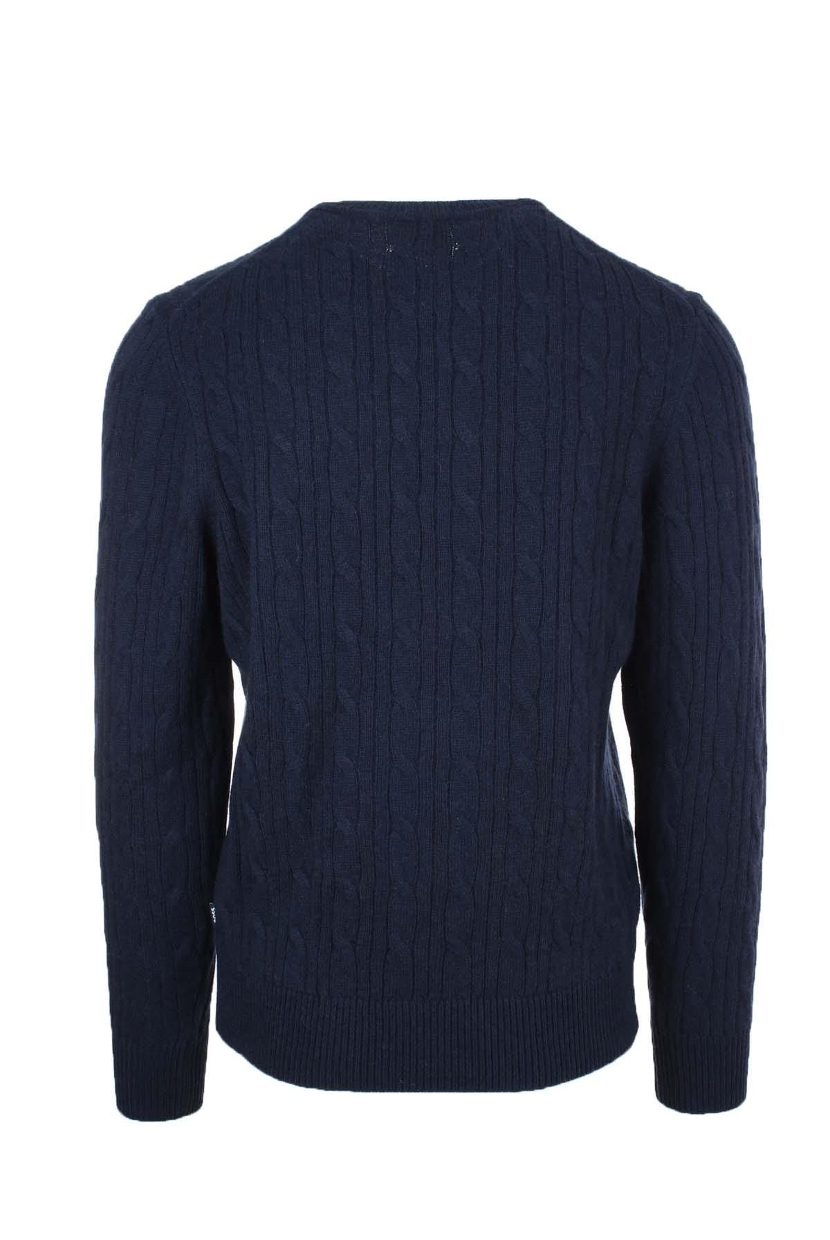 Maglia girocollo in lana treccevvvvvvvv