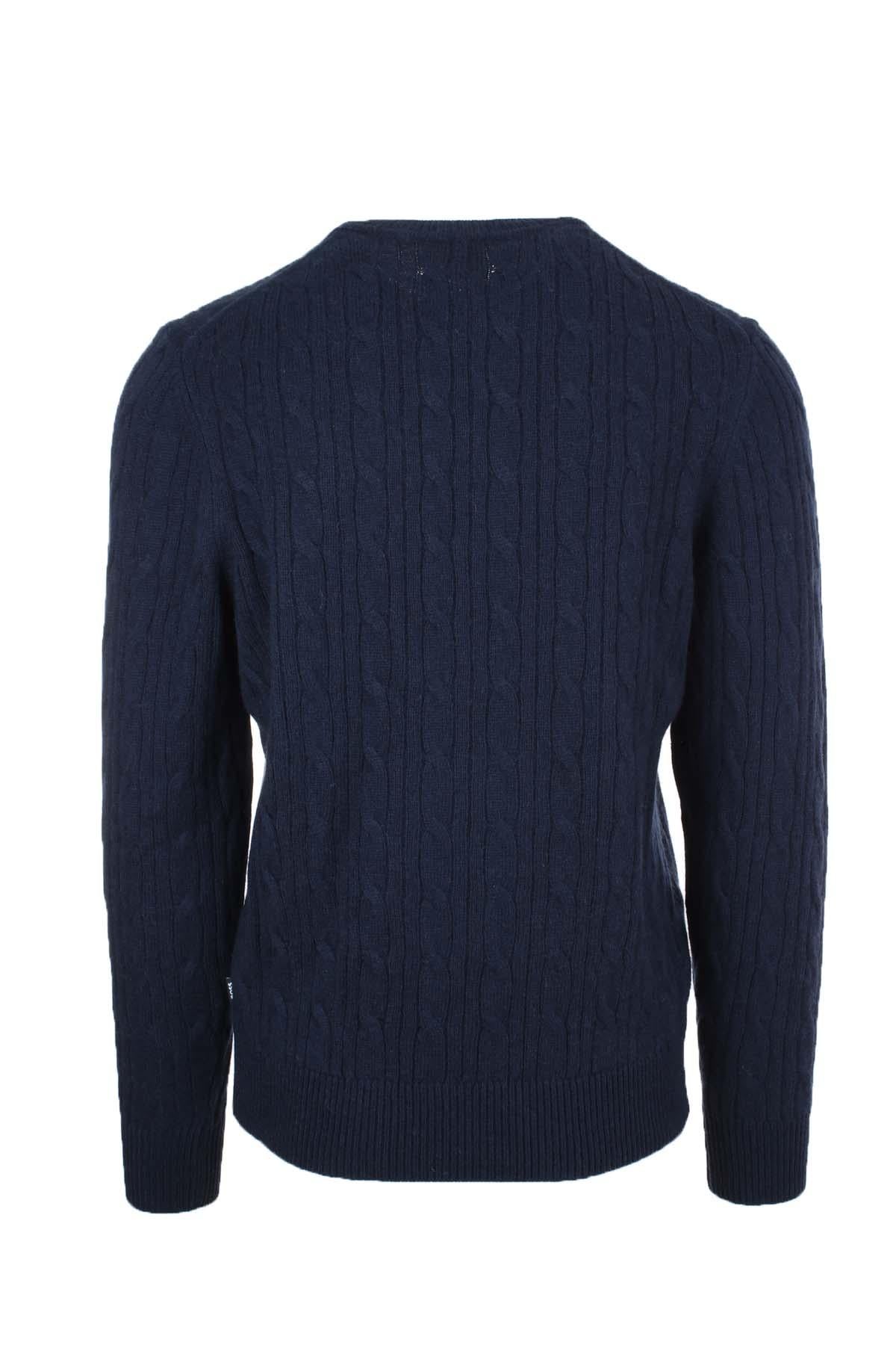Maglia girocollo in lana treccevvvvvvvv