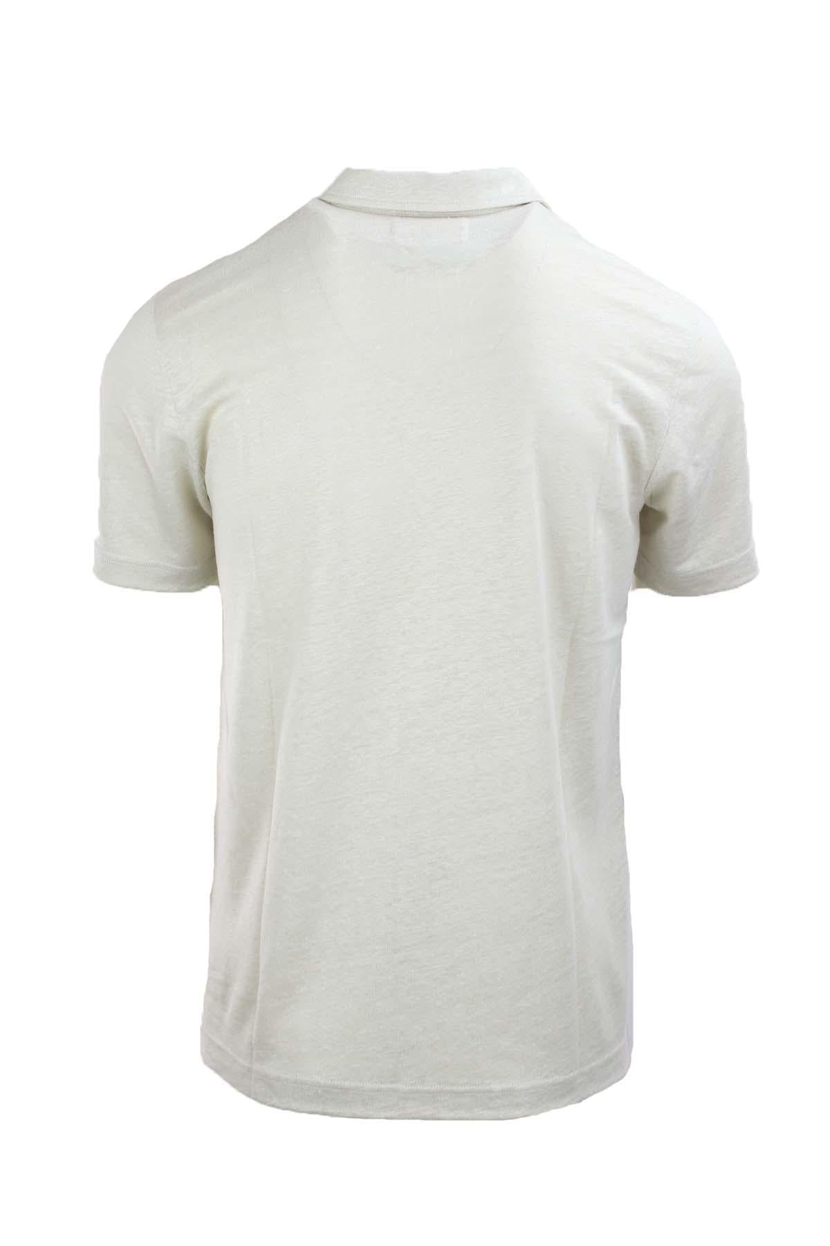 Polo mezza manica in lino Fraser