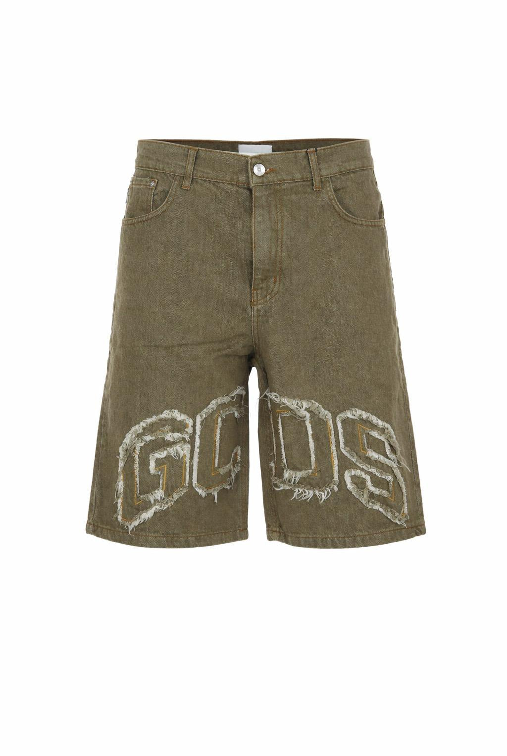 Bermuda Uomo Denim con Logo lounge frange