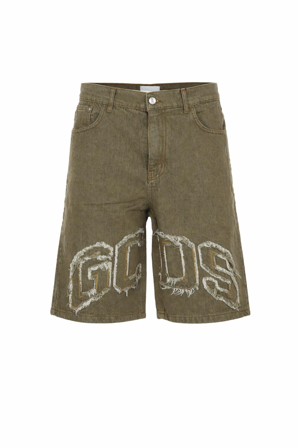 Bermuda Uomo Denim con Logo lounge frange