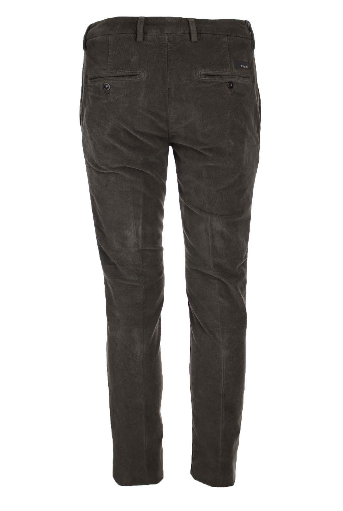 Pantalone chino in cotone armaturato stretch