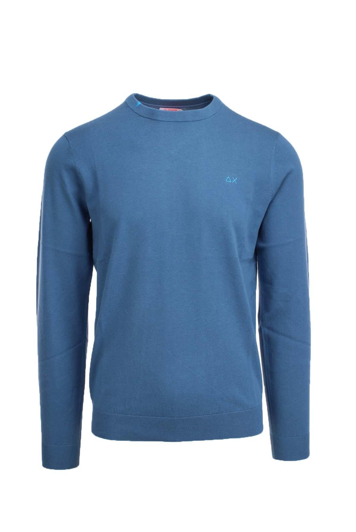 Maglia pullover girocollo in filo di cotone
