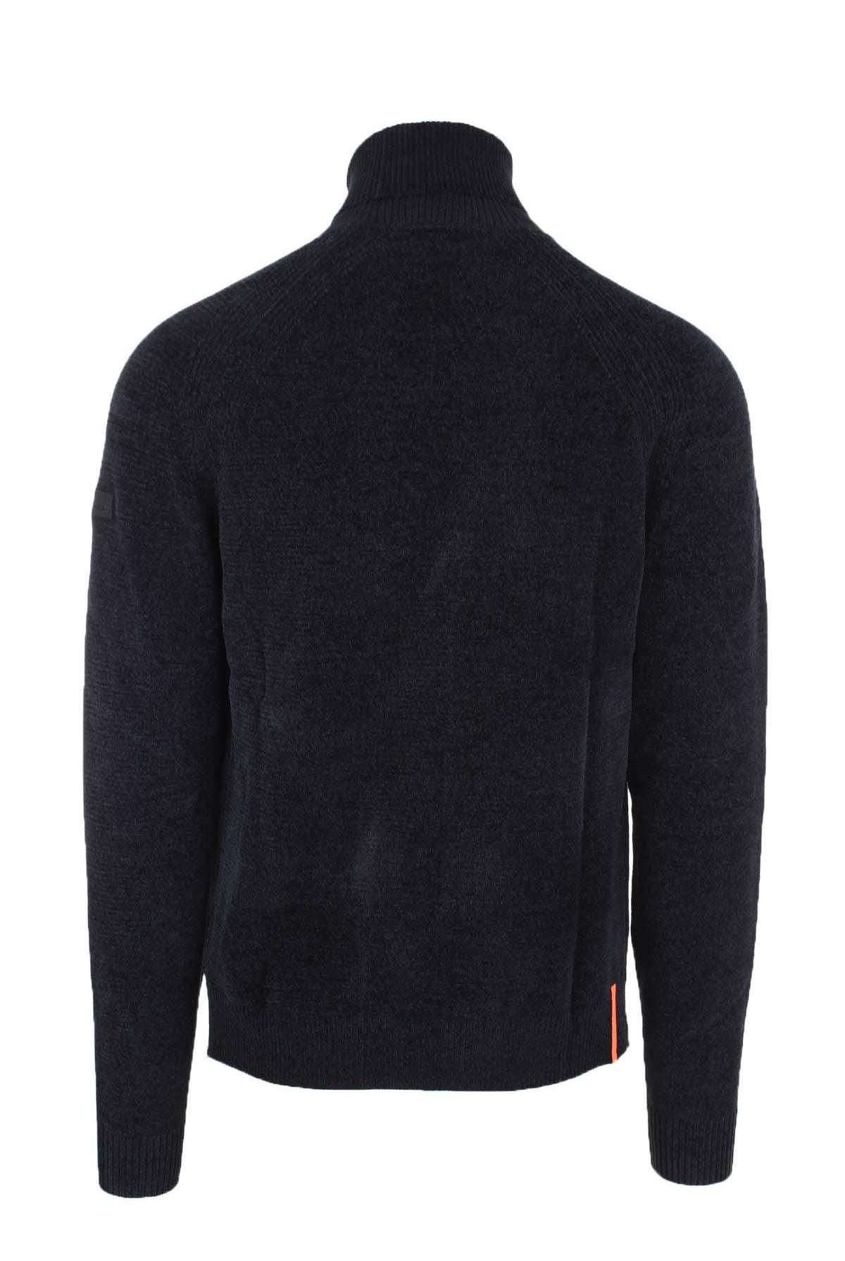 Dolcevita in ciniglia velvet turtleneck knit