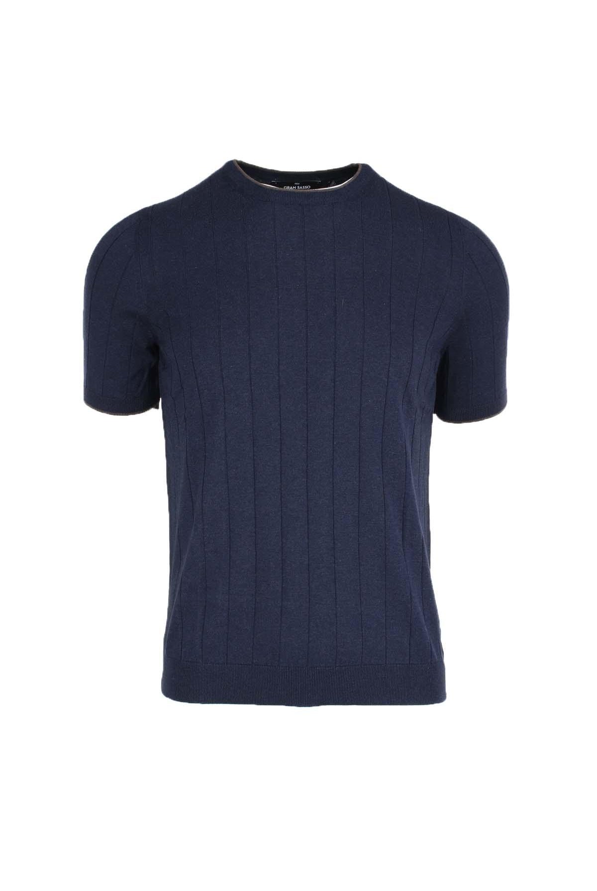 Maglia girocollo in seta