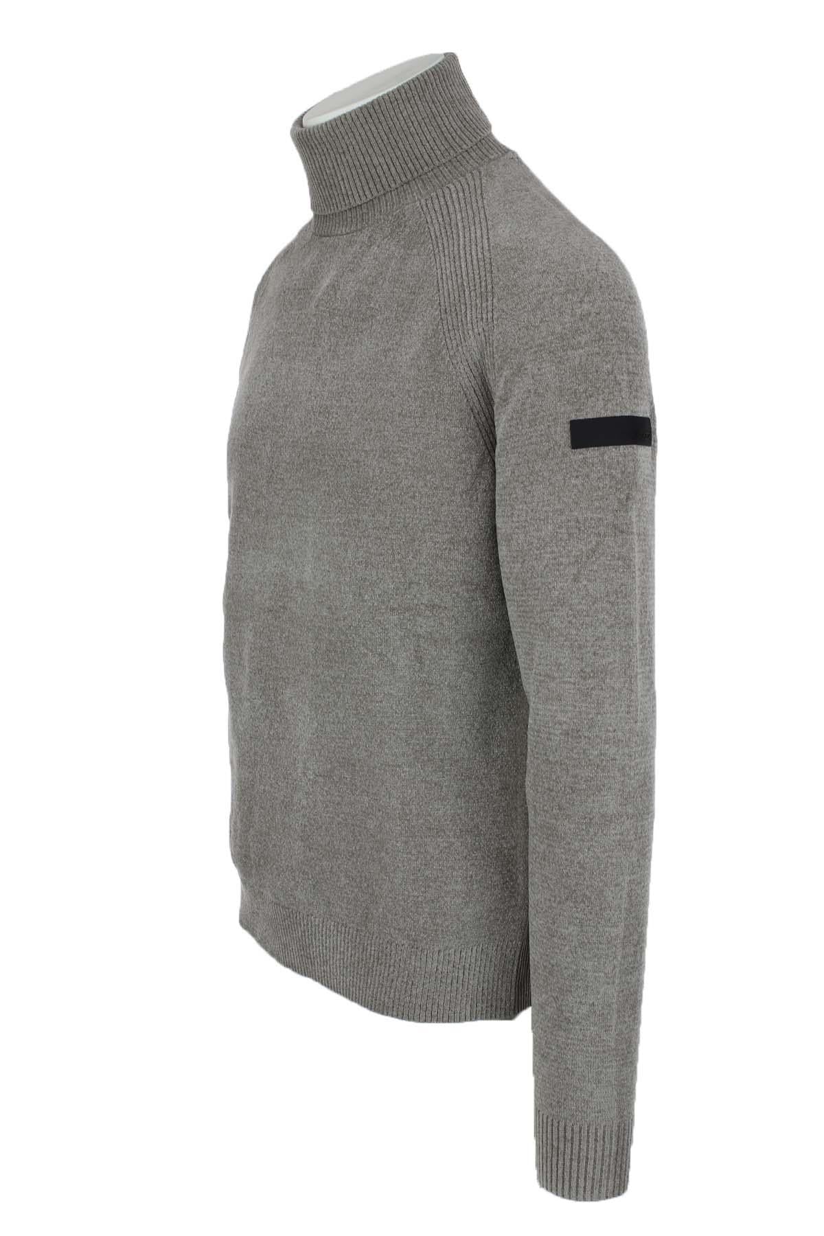 Dolcevita in ciniglia velvet turtleneck knit